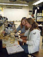 Students in lab